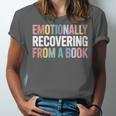 Emotionally Recovering From a Book Reading Librarian Unisex Jersey T-Shirt Emotionally Recovering From a Book Reading Librarian Unisex Jersey T-Shirt