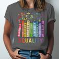 Equality Books Peace Love Compassion LGBT Gay Lesbian Pride Unisex Jersey T-Shirt Equality Books Peace Love Compassion LGBT Gay Lesbian Pride Unisex Jersey T-Shirt