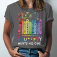 Equality Hurts No One Book Flower Rainbow Pride Month LGBTQ Unisex Jersey T-Shirt Equality Hurts No One Book Flower Rainbow Pride Month LGBTQ Unisex Jersey T-Shirt