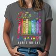 Equality Hurts No One Floral Books LGBTQ Pride Human Rights Unisex Jersey T-Shirt Equality Hurts No One Floral Books LGBTQ Pride Human Rights Unisex Jersey T-Shirt