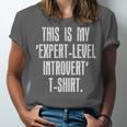 This Is My 'Expert-Level Introvert' Anti Social Sarcastic Unisex Jersey T-Shirt