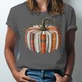 Fall Book Pumpkin Halloween Teacher Librarian Thanksgiving Unisex Jersey T-Shirt