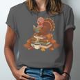 Fall Book Vintage Turkey Thanksgiving Reading Book Lovers Unisex Jersey T-Shirt Fall Book Vintage Turkey Thanksgiving Reading Book Lovers Unisex Jersey T-Shirt