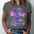 Fantasy Dragon Reading Books Bookworm Unisex Jersey T-Shirt