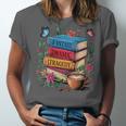 Fantasy Drama Tragedy Books Subtle Reader Librarian Flower Unisex Jersey T-Shirt Fantasy Drama Tragedy Books Subtle Reader Librarian Flower Unisex Jersey T-Shirt