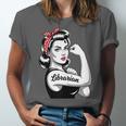 Female Librarian Rosie Riveter Book Guardian Woman Unisex Jersey T-Shirt Female Librarian Rosie Riveter Book Guardian Woman Unisex Jersey T-Shirt