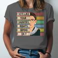 Feminist Ruth Bader Ginsburg RBG Quote Girl With Book Women Unisex Jersey T-Shirt