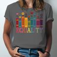 Floral Flower Book Equality Human Rights Women's Rights Unisex Jersey T-Shirt