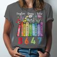 Floral Foxglove Daisy Tulip 8647 Books Lover Blooming Flower Unisex Jersey T-Shirt