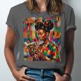 Geometric History Educated Women Reading Book Melanin Unisex Jersey T-Shirt Geometric History Educated Women Reading Book Melanin Unisex Jersey T-Shirt