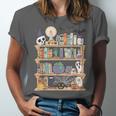 Ghost Book Reading Books Lover Teacher Happy Halloween Unisex Jersey T-Shirt Ghost Book Reading Books Lover Teacher Happy Halloween Unisex Jersey T-Shirt