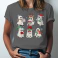 Ghost Santa Elf Squad Read Books Bookish Librarian Christmas Unisex Jersey T-Shirt