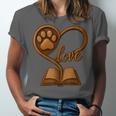 Girl Who Loves Dogs & Books Heart Dog Lover Reader Reeding Unisex Jersey T-Shirt Girl Who Loves Dogs & Books Heart Dog Lover Reader Reeding Unisex Jersey T-Shirt