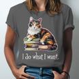 Girls Books I Do What I Want Calico Cat Lover Unisex Jersey T-Shirt Girls Books I Do What I Want Calico Cat Lover Unisex Jersey T-Shirt