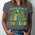 Goods Luck Read Librarian Book Patrick Days Shamrock Clover Unisex Jersey T-Shirt Goods Luck Read Librarian Book Patrick Days Shamrock Clover Unisex Jersey T-Shirt