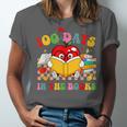 Groovy 100 Days In The Books Reading 100th Day Of School Unisex Jersey T-Shirt Groovy 100 Days In The Books Reading 100th Day Of School Unisex Jersey T-Shirt