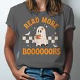 Groovy Halloween Teacher Spooky Read More Book Women Girl Unisex Jersey T-Shirt