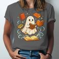 Halloween Cute Ghost Shirt Reading Books Ghost Unisex Jersey T-Shirt Halloween Cute Ghost Shirt Reading Books Ghost Unisex Jersey T-Shirt