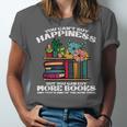 Happiness More Books Read Reading Librarian Men Women Kids Unisex Jersey T-Shirt Happiness More Books Read Reading Librarian Men Women Kids Unisex Jersey T-Shirt