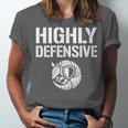 Highly Defensive Armadillo Shield Introvert Boundaries Unisex Jersey T-Shirt