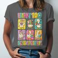 HUGvyn Happy 100 Days Of School Teacher Goose Preppy Books Unisex Jersey T-Shirt