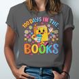 HUGvyn Preppy 100 Days In The Books Teacher Reading Coffee Unisex Jersey T-Shirt