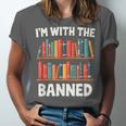 I'm With The Banned Librarian Banned Book Lover Reader Unisex Jersey T-Shirt I'm With The Banned Librarian Banned Book Lover Reader Unisex Jersey T-Shirt