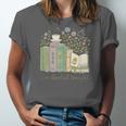I'm Booked Tonight Cozy Floral Book Lover Graphic Unisex Jersey T-Shirt