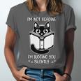 I’m Not Reading I’m Judging You Silently Fun Cat Book Lover Unisex Jersey T-Shirt I’m Not Reading I’m Judging You Silently Fun Cat Book Lover Unisex Jersey T-Shirt
