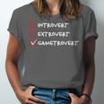 Introvert Gamer Gametrovert Video Game Lover 2025 Unisex Jersey T-Shirt Introvert Gamer Gametrovert Video Game Lover 2025 Unisex Jersey T-Shirt