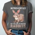Introverted Rabbits Bunny Lover Rabbit Introvert Unisex Jersey T-Shirt