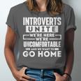 Introverts Unite Quiet Observer Introverted Antisocial Unisex Jersey T-Shirt Introverts Unite Quiet Observer Introverted Antisocial Unisex Jersey T-Shirt