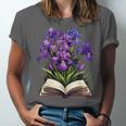 Irises Flowers Book Iris Floral Unisex Jersey T-Shirt