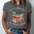 It's a Good Day To Read a Book Floral Stack Tee Unisex Jersey T-Shirt