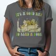 It's A Good Day To Read A Book Shirt Frog Reading Book Unisex Jersey T-Shirt It's A Good Day To Read A Book Shirt Frog Reading Book Unisex Jersey T-Shirt
