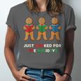 Just Booked For The Holidays Gingerbread Unisex Jersey T-Shirt