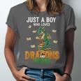 Just a Boy Who Loves Dragons And Books Reading Dragon Unisex Jersey T-Shirt