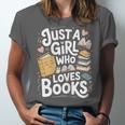 Just a Girl Who Loves Books Bookish Readers Book Lover Girls Unisex Jersey T-Shirt Just a Girl Who Loves Books Bookish Readers Book Lover Girls Unisex Jersey T-Shirt