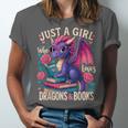Just a Girl Who Loves Dragons And Books Dragon Unisex Jersey T-Shirt Just a Girl Who Loves Dragons And Books Dragon Unisex Jersey T-Shirt