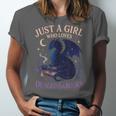 Just a Girl Who Loves Dragons And Books Fantasy Unisex Jersey T-Shirt Just a Girl Who Loves Dragons And Books Fantasy Unisex Jersey T-Shirt