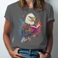 Kawaii Eagle Reads Book Reading Library Book Bookworm Unisex Jersey T-Shirt