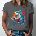 Kawaii Shark Reads Book Reading Library Book Bookworm Unisex Jersey T-Shirt Kawaii Shark Reads Book Reading Library Book Bookworm Unisex Jersey T-Shirt