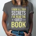 I Know All Your Secrets i Have Read Guest Book Hotel Manager Unisex Jersey T-Shirt I Know All Your Secrets i Have Read Guest Book Hotel Manager Unisex Jersey T-Shirt