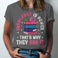 Knowledge Is Power Book Club Librarian Read Banned Books Unisex Jersey T-Shirt Knowledge Is Power Book Club Librarian Read Banned Books Unisex Jersey T-Shirt