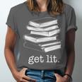 Let's Get Lit Books Unisex Jersey T-Shirt