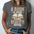 Librarian A Book A Day For Book Lover Reading Library Unisex Jersey T-Shirt Librarian A Book A Day For Book Lover Reading Library Unisex Jersey T-Shirt