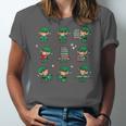 Librarian Book Lover Christmas Elf Reading Joy Unisex Jersey T-Shirt