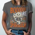 Library Halloween Book Lover Ghost With Books Unisex Jersey T-Shirt