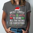 Most Likely To Read A Book On Christmas Family Matching Xmas Unisex Jersey T-Shirt Most Likely To Read A Book On Christmas Family Matching Xmas Unisex Jersey T-Shirt