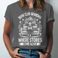 Literary Grandma Reading Club Book Lover Story Enthusiast Unisex Jersey T-Shirt Literary Grandma Reading Club Book Lover Story Enthusiast Unisex Jersey T-Shirt